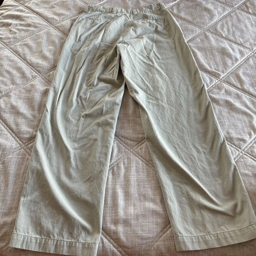 Gap Men's Khaki Tan Cotton Straight Leg Casual Pants Trousers Size 30x32